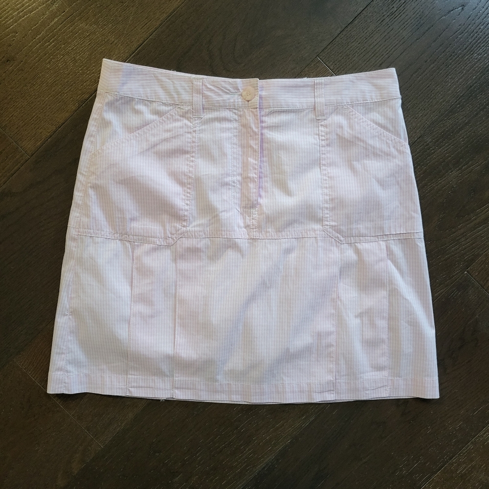 Pink And White Gingham Daily Sports Pleated Golf Skort Womens Size 8